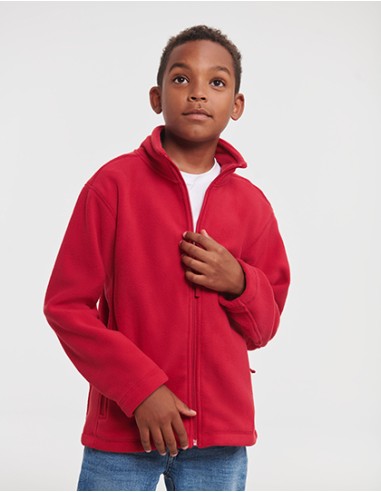 R-R-870B-0-Kids Full Zip Outdoor Fleece